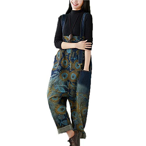 Combinaison jean femme jambe large confortable et fluide