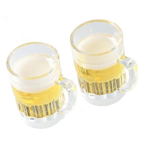 [ファイニエ] チャーム ドリンク ビール アクセサリー パーツ 6個 大きめ キーホルダー ハンドメイド 手芸 AP2861CP