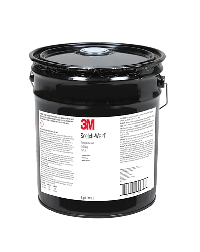 Image of 3M Scotch-Weld Epoxy Adhesive DP110, Gray, 200 mL Duo-Pak, 1 Each, Provides Strong, Permanent Bond Even Under Vibration and Impact