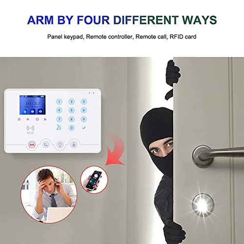 Wolf-Guard W4Q-ML Wireless Burglar Alarms, Basic Smart Home Security Systems Works with Alexa, Supports Mobile App Alerts - Image 4