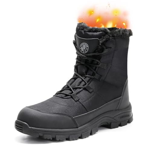 ANGRYRAM 6-Inch Safety Snow Boots