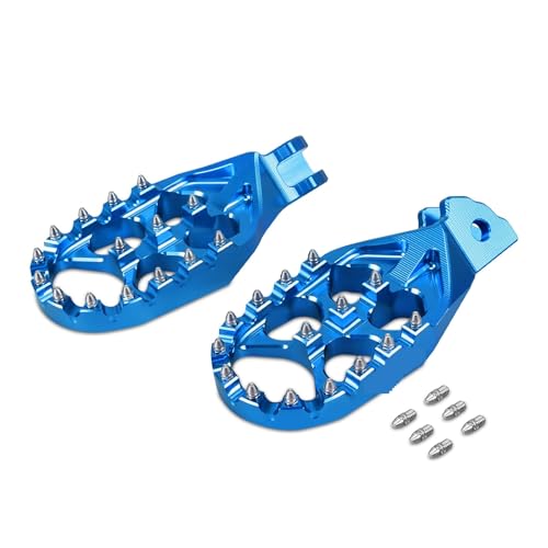 Repose-Pieds Surron Bee Agrandis en Métal Bleu pour une Adhérence Maximale en Dirt Bike