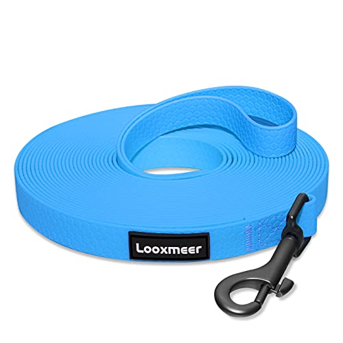 Looxmeer Training Lead for Dogs 10m/33ft Long Line Dog Lead for Large Medium Small Dogs Recall Obedience Dog Training Leads