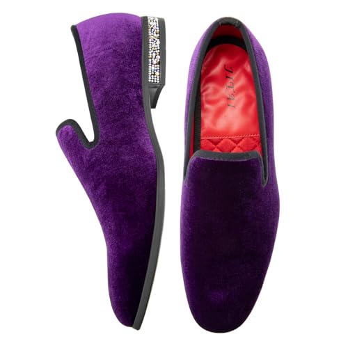 Image of JITAI Men's Dress Shoes - Casual Rubber & Leather Loafers for Men - Fashion Business Formal Wear