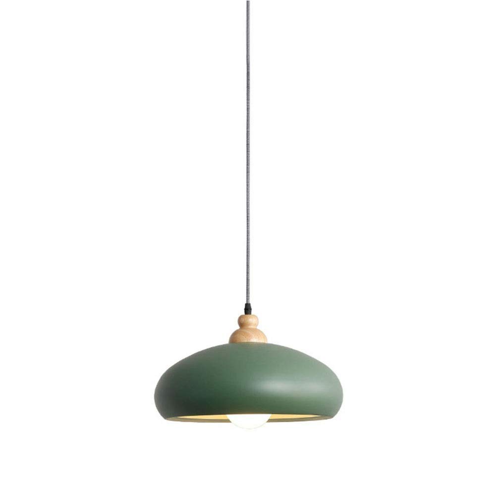 Pendant Light Kitchen Island Style Modern Chandelier Dining Table Light Fixture Nordic Simple Design Living Rooms Lamps Decoration Green Shade [Energy Class A++]