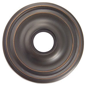 Emtek Traditional Brass Towel Ring with Matching Finish Rosette - Choice of 9 Finishes - 260120US3 - Small Regular (20) - Polished Brass - Lifetime (US3)