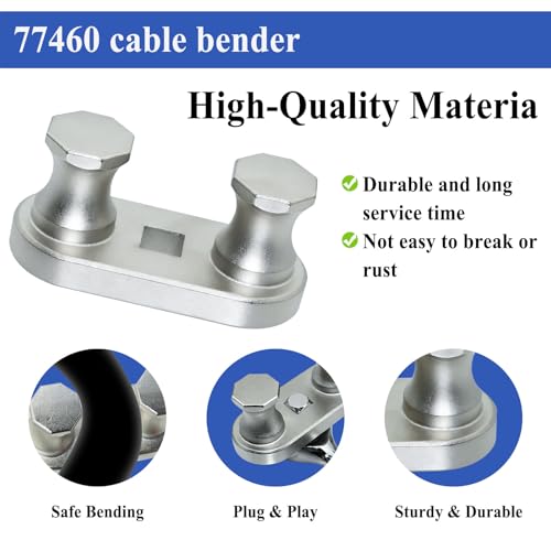 Image of 77460 Cable Bender Tool, Connects to 1 /2'' Ratchet, Wire Bending Tool-Maximum Bending Up to 750 MCM, Simplify Wire Bending Task