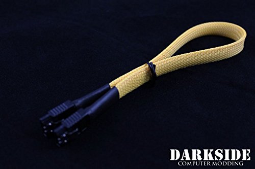 Cable SATA 3.0 30 cm con conectores 180° Amarillo miniatura 2