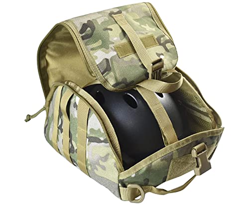 Sac pour casque tactique Molle rembourré et léger en forme de coquille pour Airsoft Fast Mich