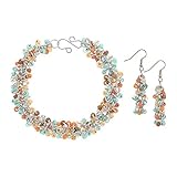 Weave Got Maille Chainmaile Schmuck-Set für Armband und Ohrringe, Aluminium, Mehrfarbig, 3.31 x 11.43 x 13.97 cm