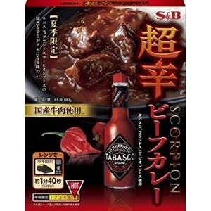 エスビー食品 超辛スコーピオンビーフカレー 180g×6個 4901002172114*6