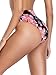 RELLECIGA Women's High Cut High Waisted Bikini Bottom Orange Redbud Small