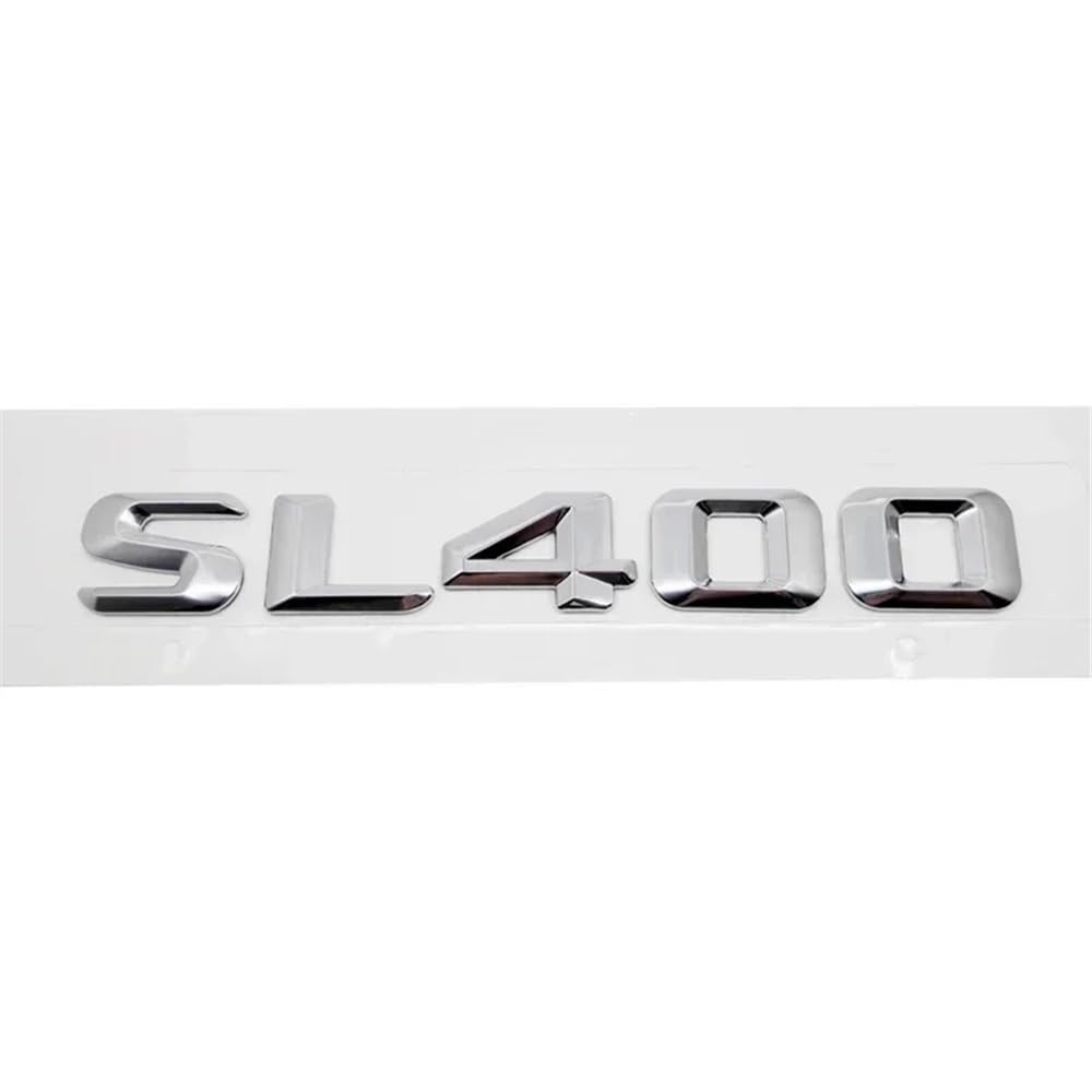 YTQMoreBNZ YYDStes Car Rear Trunk Stickers Compatible With Mercedes Benz SL350 SL400 SL450 SL500 SL550 SL600