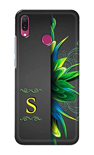 Image of Name II Initial II Letter Alphabet S Hard Back Case Cover for Huawei Y6 (2019) / Huawei Y6 Prime (2019) Back Cover -(J5) VNS2222
