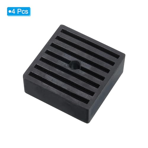 Tampons anti-vibrations caoutchouc tapis isolation vibrations 3x3x1.2 pour CVC compresseur - 3
