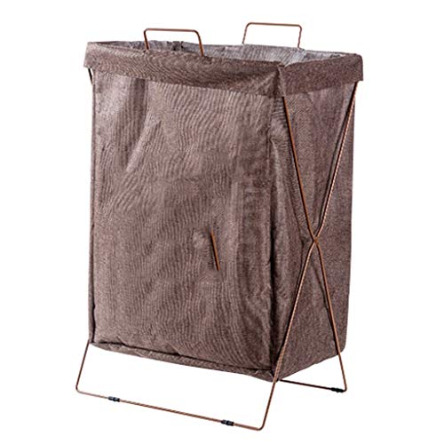 Cestino Per Scale Pieghevole Con Maniglie - Organizer Per Scale, Marrone