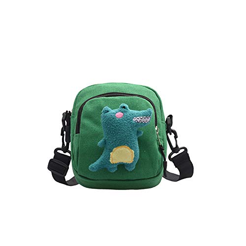 Mini Case ag Cute Cartoon Crocodile Pouch Crossbody Bag (green-c)