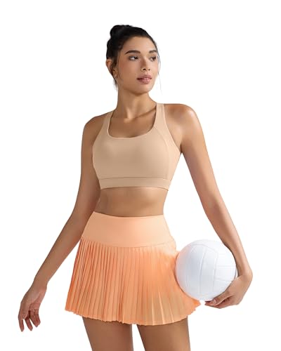 Image of RUNNING GIRL Sports Bra for Women, Molded Cup High Impact Sports Bras for Women with Sewn in Pads