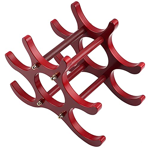 Soporte de vino de madera para 6 botellas Fydun miniatura 3