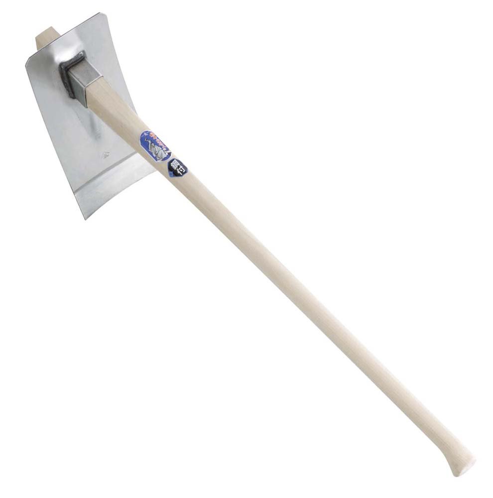 Amazon | 手打鋼付 ステンレス板鍬 平鍬 14015 | くわ