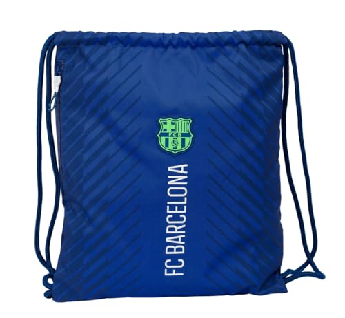 safta F.C. Barcelone NAVY Blue Sac à dos de sport, fermeture à lacets, idéal pour enfants de différents âges, confortable et polyvalent, qualité et résistance, 35...