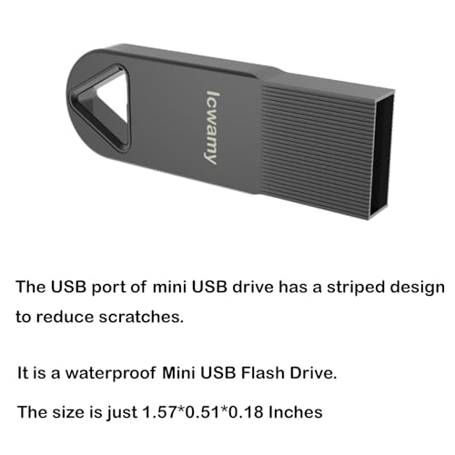 Clé USB en métal 128 Mo robuste avec clapet rotatif de protection
