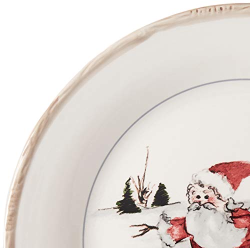 American Atelier 20-Piece Christmas Twig Dinnerware Set – Festive Earthenware for Holiday Gatherings, Perfect Gift Idea