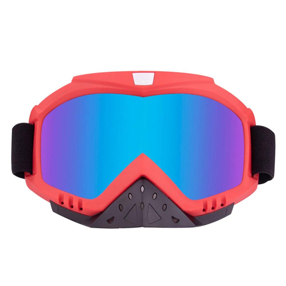 7 colori Goggycle Goggles Protezione solare Anti -UV Elmetto antivento antiblocco antifilio Anti-foglens Sport esterni Occhiali da sole regolabili