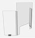 Clear Acrylic Triple Panel Sneeze Guard (24
