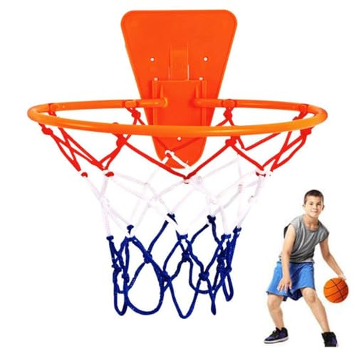 Generic - Panier de basket-ball mural - Taille 7 - Cerceau de basket-ball à suspendre - Convient pour le basket-ball silencieux n°3/5/7