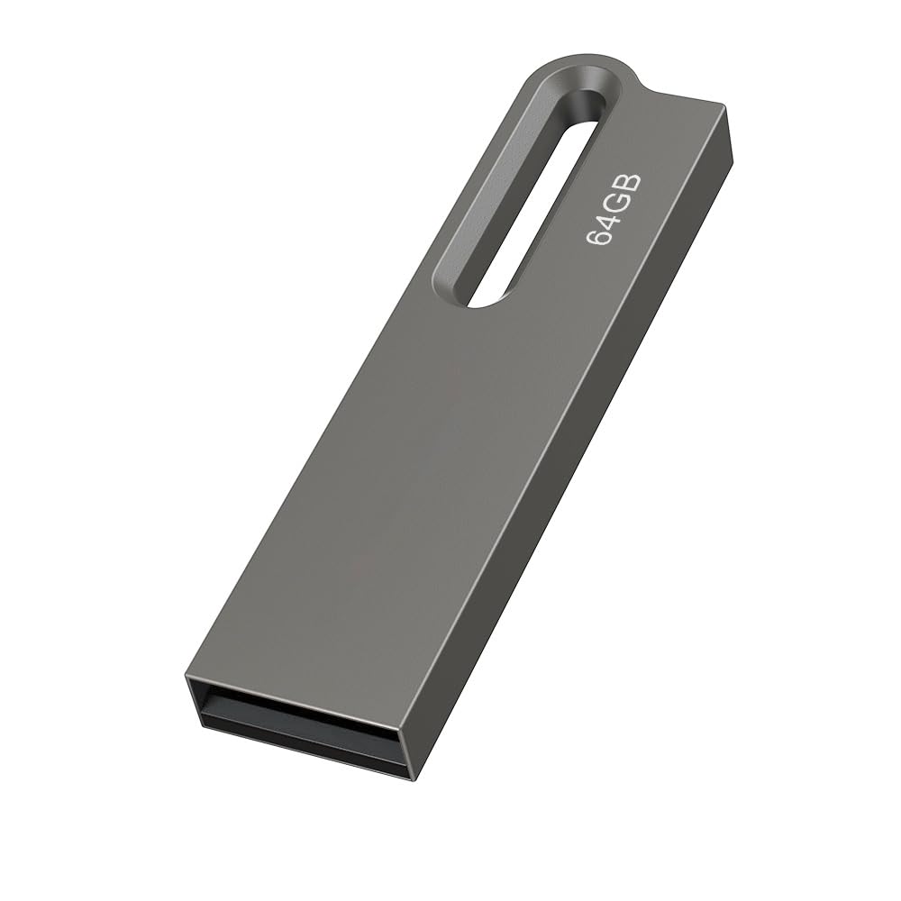 Chiavetta USB 64 GB 3.0 5 Pezzi Pen Drive USB 3.0 Memoria USB Stick 64GB Pennetta Usb Flash Drive per PC Tablet Laptop Nero Impermeabile Alta Velocità Portatile e Pratico