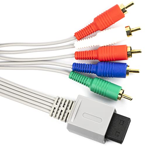 Image of whiteeeen AV Component Cable 16 Pin 5 Wires for Wii /Wii U 1.8Meter / 6FT