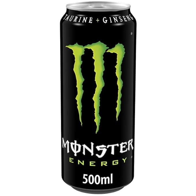 Monster Energy Original Green, Imported Carbonated Energy Drink, High Caffeine, Vegetarian, 500ml Aluminium Can-image-37