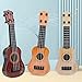 2pcs Mini Ukulele Kids Musical Instrument Toy Plastic Guitar Model Guitar for Kids