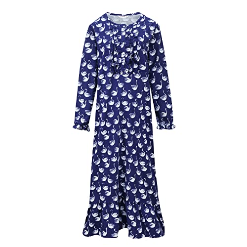 Long Nightgowns for Women - 100% Cotton Flannel Nightgown
