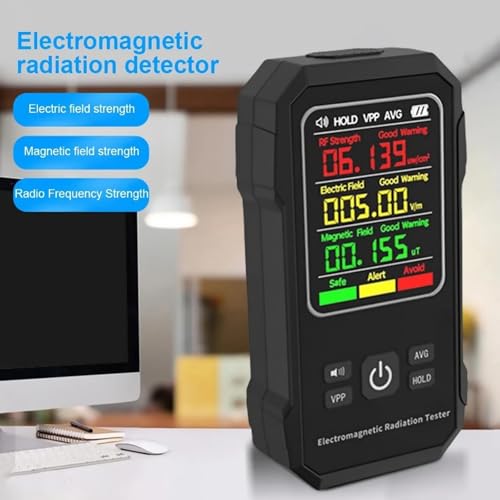 Medidor digital portátil de campo electromagnético EMF miniatura 2