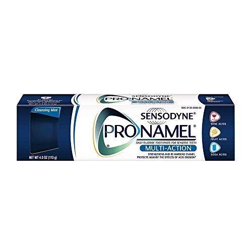Sensodyn Pronamel MultiAction Toothpaste 4 oz Pack of, Cleansing Mint, 4.oz, 12 Ounce, (Pack of 3)