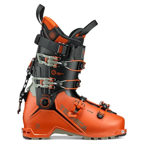 Tecnica Zero G Tour Pro Backcountry/Touring Men's Downhill Ski Boot (Dusk Orange, 29.5)