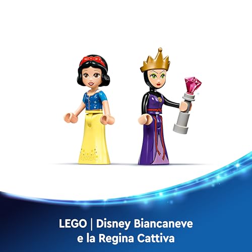 | Disney Portagioie di Biancaneve - Giocattolo da Principesse con Coperchio, Braccialetto Indossabile e Mini Bamboline di Biancaneve e Regina Cattiva - Regalo per Bambine 6+ Fan del Film - 43276 - Lego - Immagine 5