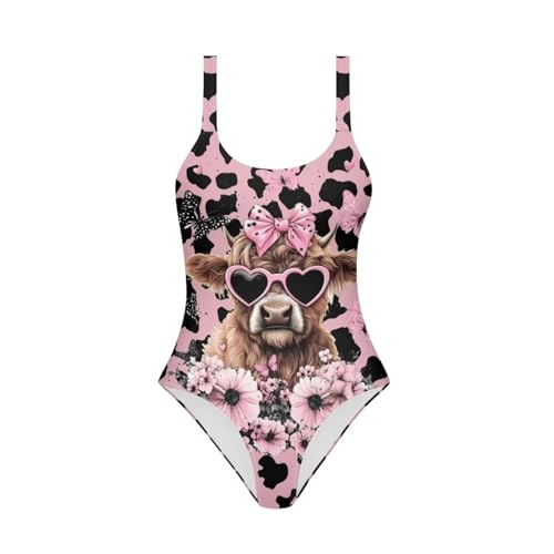 Yzaoxia Girls Swimsuit One Piece Swimwear Beach Swim Suit Scoop Neck Bathing Suit Teens Swimsuits with Spaghetti Straps 7-18Y