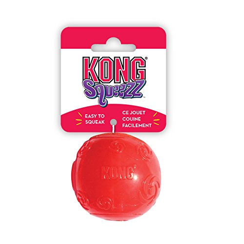 KONG 36989/1564 Squeezz Ball - Ruby - X-Large