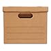 Amazon Basics Moving Boxes with Handles and Lids, 15x10x12 in, Brown, 20 Pack