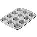 Wilton Recipe Right Non-Stick Standard Muffin Pan, Set of 2, 12-Cup, Steel