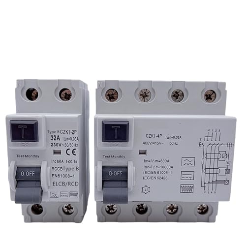 Disjoncteur différentiel type B 100A EKL6-100B haute performance 10 kA