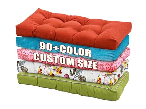 LUXUCURE Coussin de Banc sur Mesure - Coussin de Banquette Personnalisé pour Meuble D'entrée,...