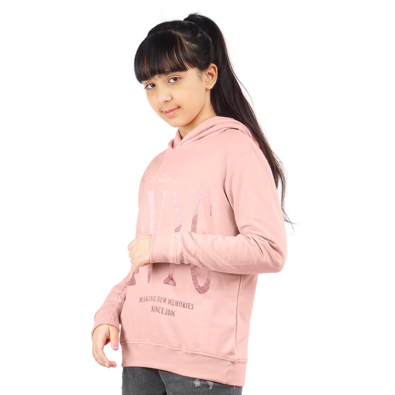 Image of ARIEL Girls Cotton Hooded Sweatshirt(Pack of 1)