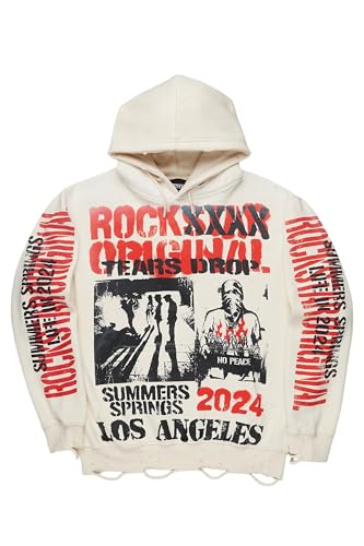 Men's Omer Distressed Graphic Hoodie