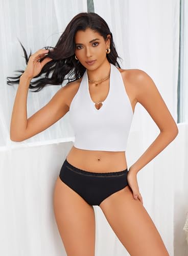 Image of READY TO LOVE Cotton Underwear for Women 6Pack Sexy Bikini Panties Clothing