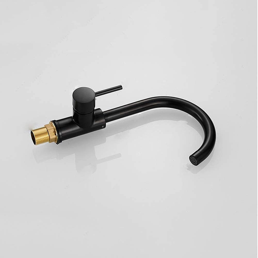 grifo para lavabo, Grifos de lavabo cocina acero inoxidable 304 con curva pequeña