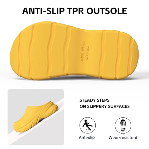 Image of Unisex Waterproof Winter Slippers for Outdoor, Fuzzy Lined Non-Slip Snow Boot House Shoes with Rubber Sole, Indoor Outdoor Comfort for Cold Weather